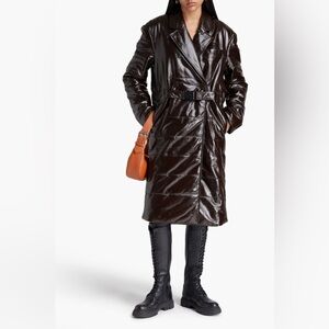REMAIN BIRGER CHRISTENSEN Gia double-breasted quilted leather coat